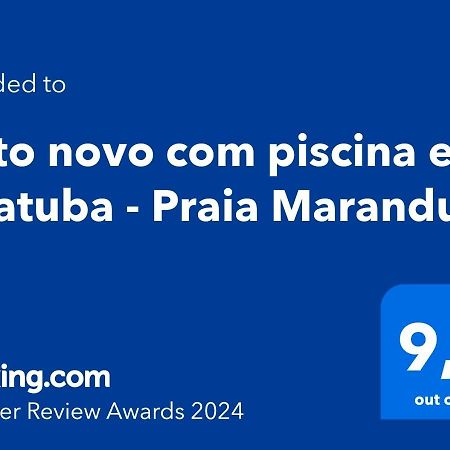 Apto Novo Com Piscina Em Ubatuba - Praia Maranduba Eksteriør billede